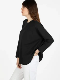Solada Maxi t-shirt donna oversize con taschino