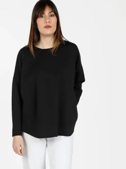 Solada Maxi t-shirt donna oversize con taschino