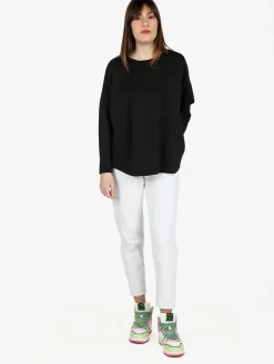 Solada Maxi t-shirt donna oversize con taschino