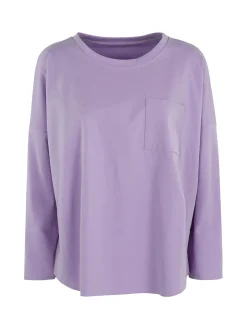 Solada Maxi t-shirt donna oversize con taschino