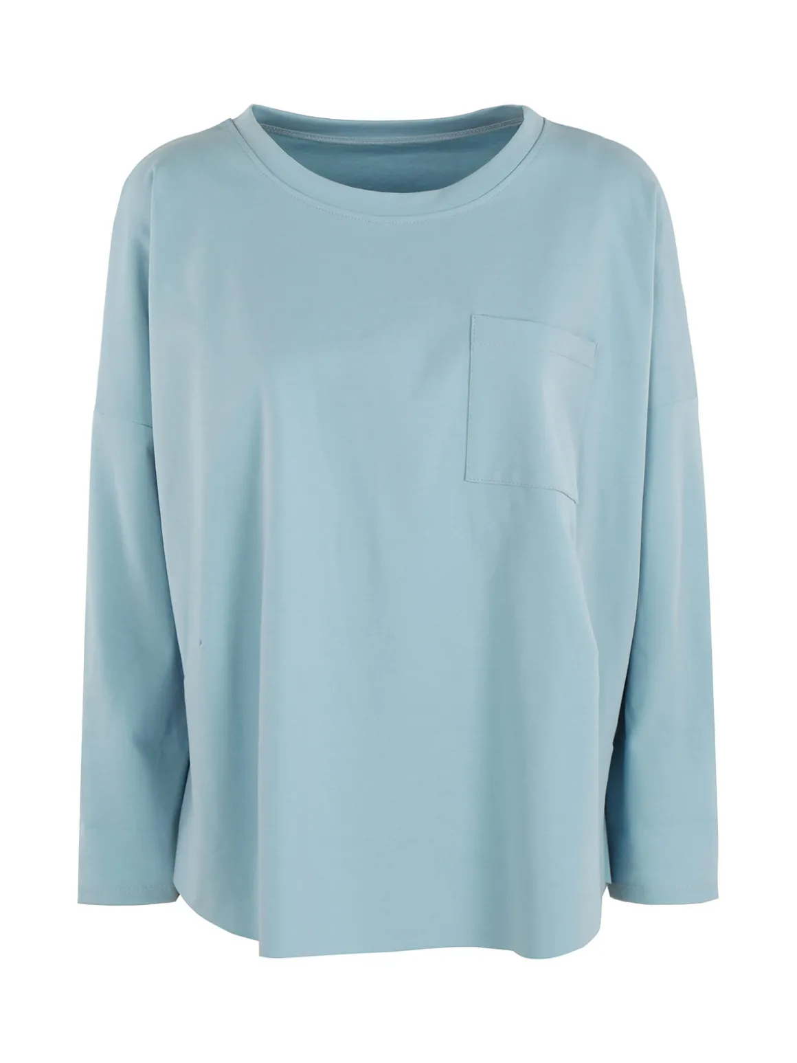 Solada Maxi t-shirt donna oversize con taschino