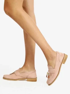 Solada Mocassini classici in pelle scamosciata donna