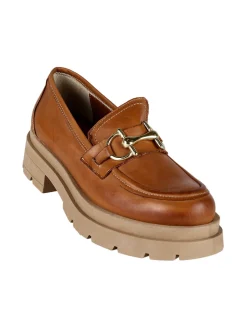 Solada Mocassini in pelle da donna con platform