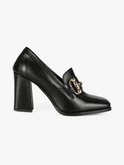 Solada Mocassini in pelle donna con tacco