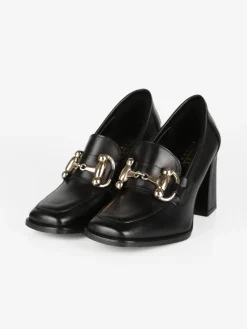 Solada Mocassini in pelle donna con tacco