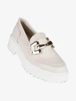 Solada Mocassini in pelle donna con platform