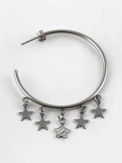 Solada Orecchini semicerchio con stelle e strass