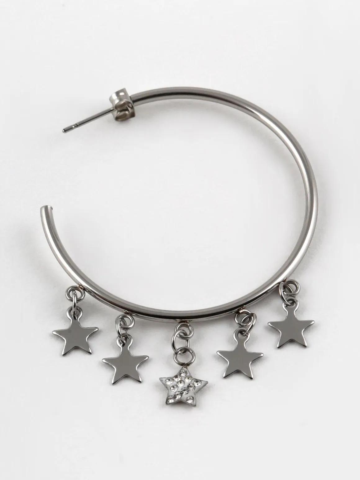 Solada Orecchini semicerchio con stelle e strass