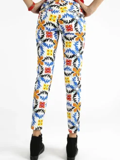 Solada Pantalone a fantasia slim fit