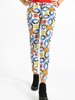 Solada Pantalone a fantasia slim fit