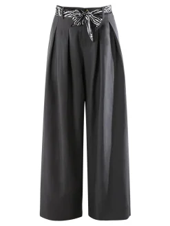 Solada Pantaloni a palazzo da donna - grigio