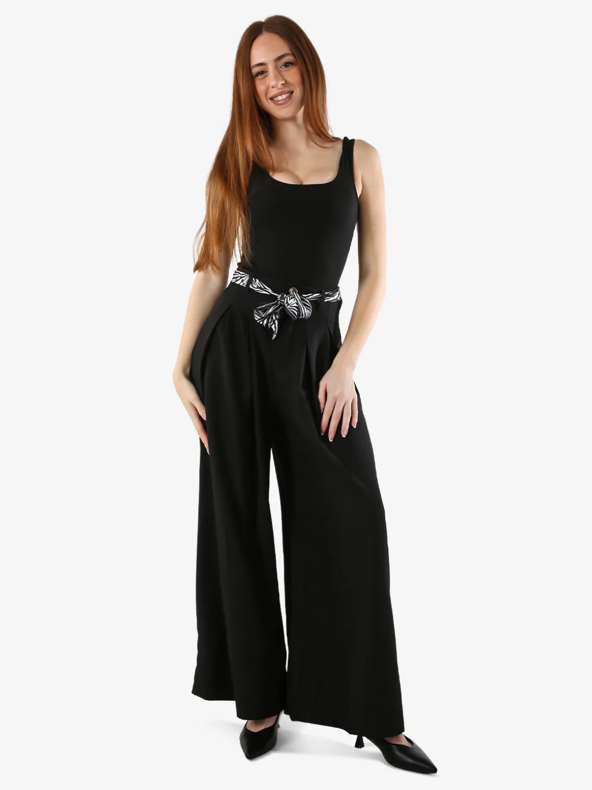 Solada Pantaloni a palazzo da donna - nero
