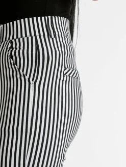 Solada Pantaloni a zampa rigati