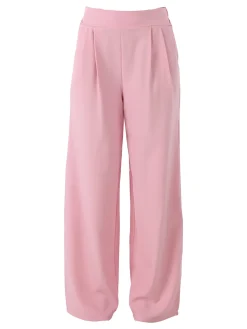 Solada Pantaloni casual da donna a gamba larga - rosa