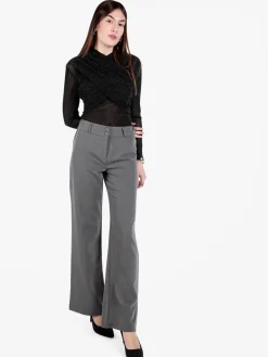 Solada Pantaloni casual da donna a vita alta
