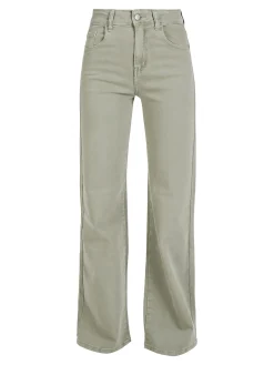Solada Pantaloni casual da donna in jeans a gamba larga