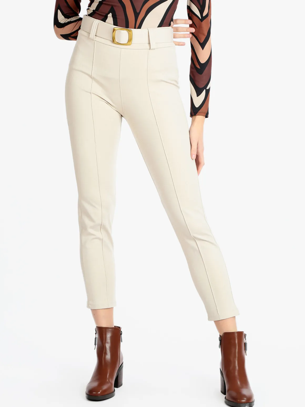 Solada Pantaloni classici da donna con cintura