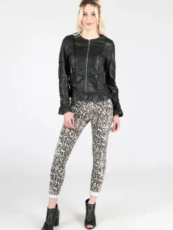 Solada Pantaloni con stampa animalier