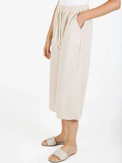 Solada Pantaloni cropped donna in misto cotone
