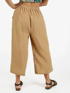 Solada Pantaloni cropped donna in misto cotone