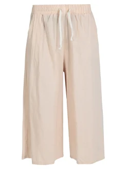 Solada Pantaloni culotte da donna in cotone con coulisse