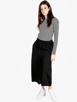 Solada Pantaloni culotte da donna in cotone con coulisse