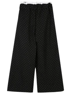 Solada Pantaloni da bambina a gamba larga con strass