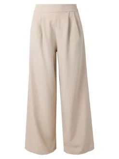 Solada Pantaloni da donna a gamba larga e dritta - beige
