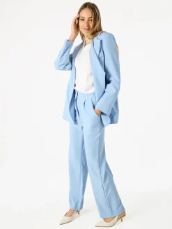 Solada Pantaloni da donna a gamba larga e dritta - bianco