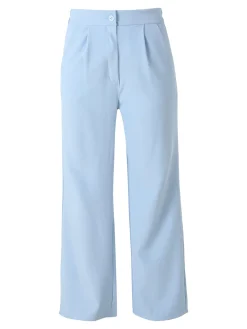 Solada Pantaloni da donna a gamba larga e dritta - bianco