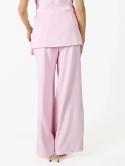 Solada Pantaloni da donna a gamba larga e vita alta - rosa