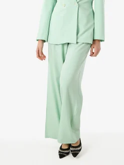 Solada Pantaloni da donna a gamba larga e dritta - acqua marina
