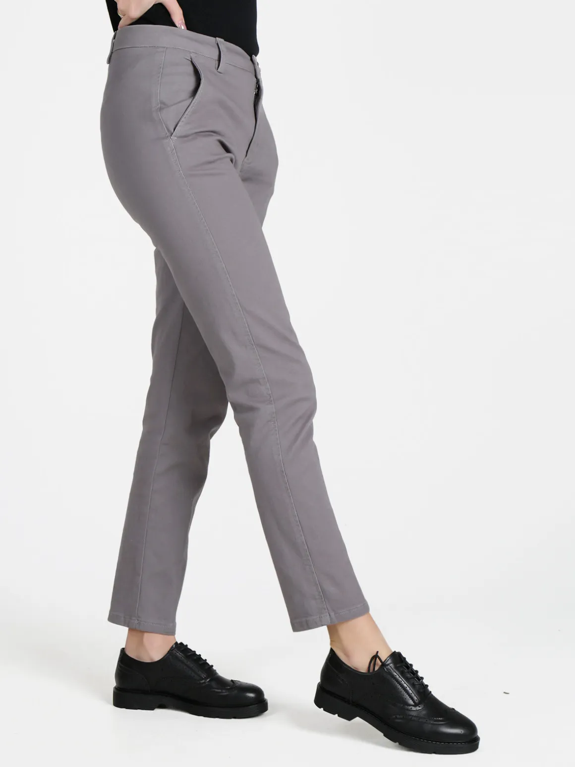 Solada Pantaloni da donna a vita bassa in cotone