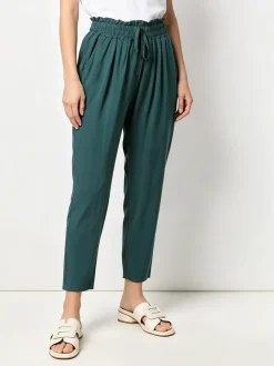 Solada Pantaloni da donna estivi in cotone - verde