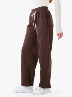 Solada Pantaloni da donna sportivi a gamba larga - marrone