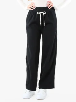 Solada Pantaloni da donna sportivi a gamba larga - nero