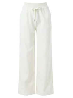 Solada Pantaloni da donna sportivi a gamba larga - bianco