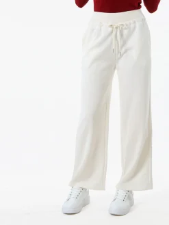 Solada Pantaloni da donna sportivi a gamba larga - bianco