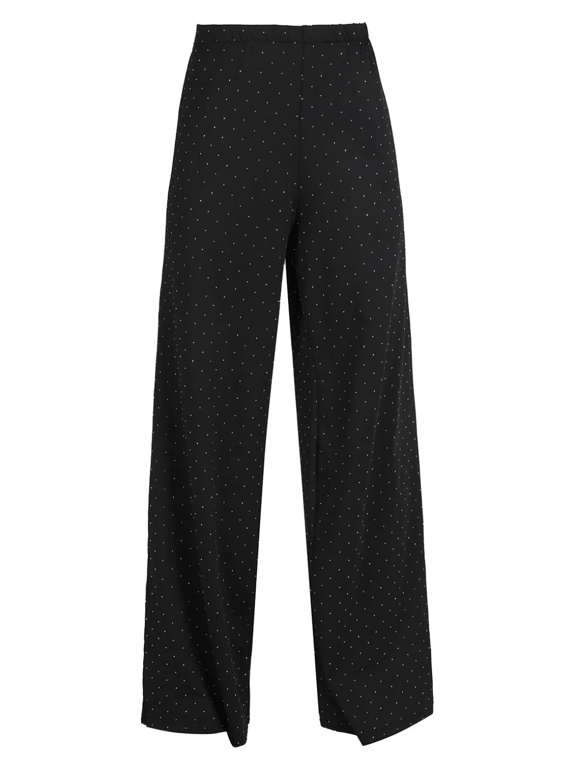Solada Pantaloni donna a gamba larga con borchie lucciccanti