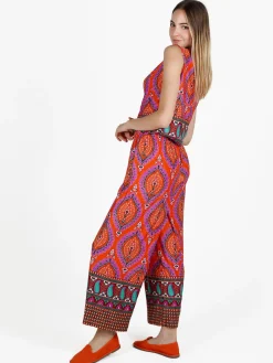 Solada Pantaloni donna a gamba larga con stampe