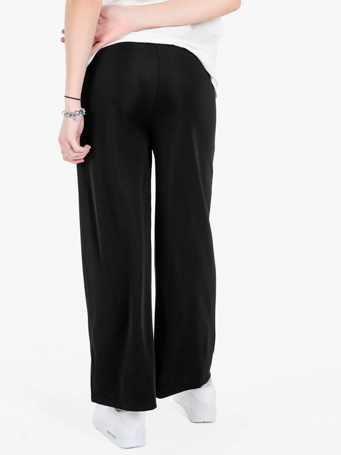 Solada Pantaloni donna a gamba larga con coulisse