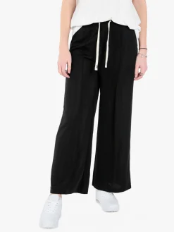 Solada Pantaloni donna a gamba larga con coulisse