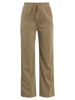 Solada Pantaloni donna a gamba larga con coulisse