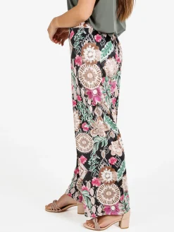 Solada Pantaloni donna a gamba larga con stampe