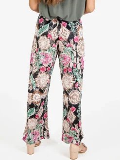 Solada Pantaloni donna a gamba larga con stampe