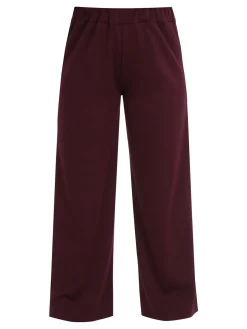 Solada Pantaloni donna a gamba larga - bordeaux