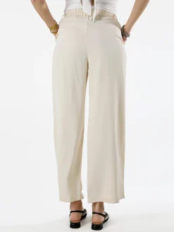 Solada Pantaloni donna a palazzo - beige