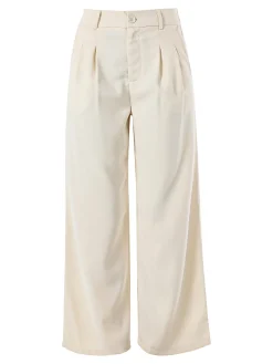 Solada Pantaloni donna a palazzo - beige