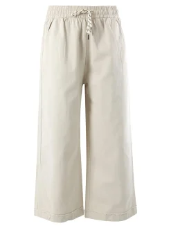 Solada Pantaloni donna a palazzo con coulisse - beige