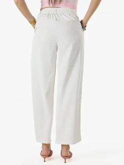 Solada Pantaloni donna a palazzo - bianco
